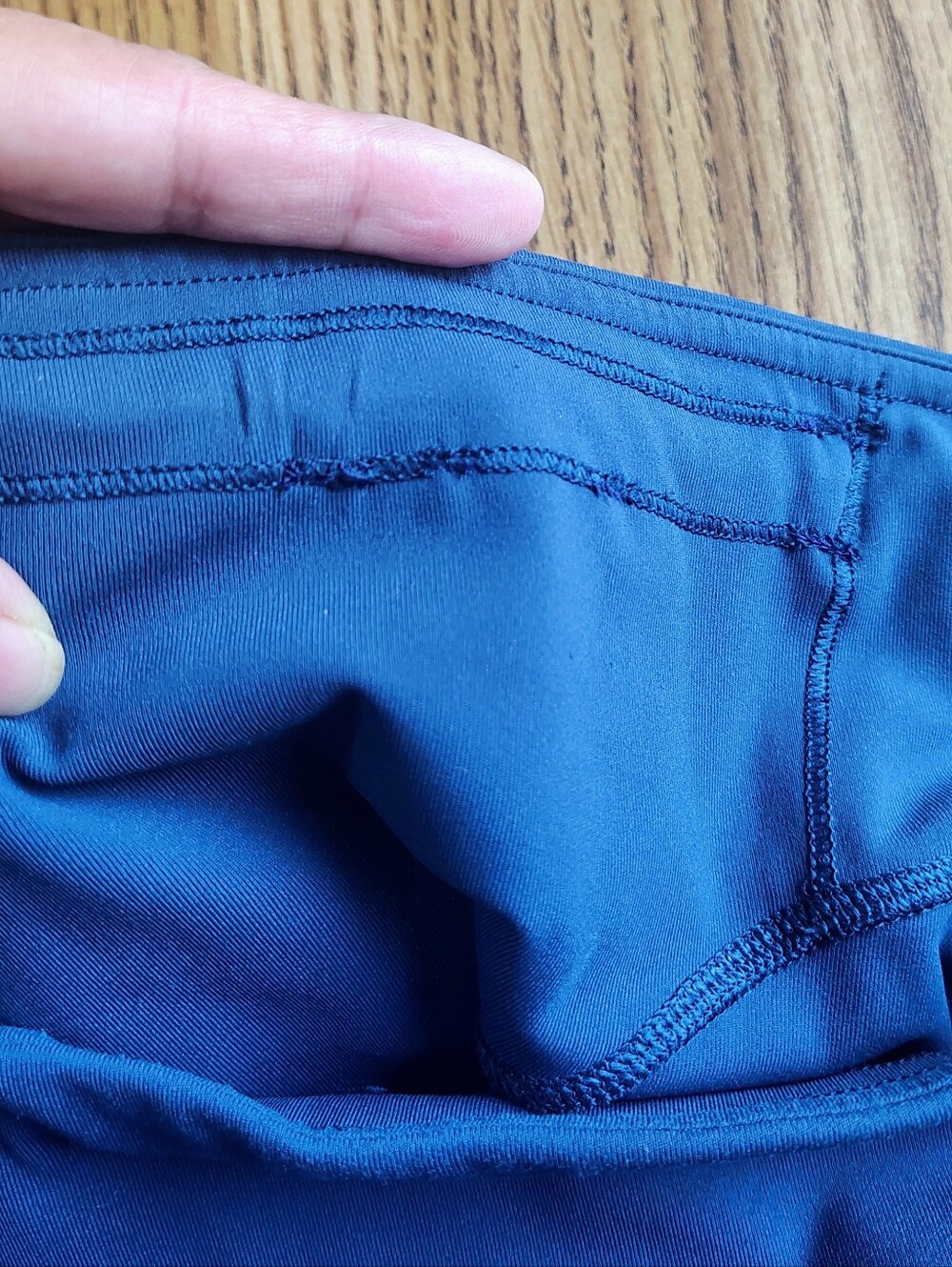 Lululemon Speed Up Tight Warp Tech Fleece Activewear High-Rise Mineral Blue sz 6 - Picture 15 of 16
